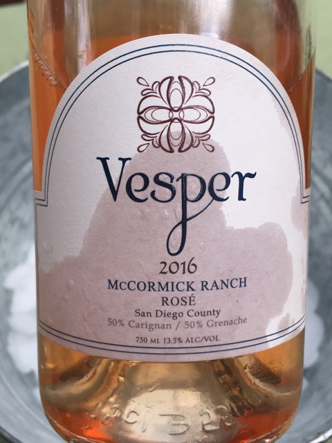 Vesper  - McCormick Ranch Rosé - 2016
