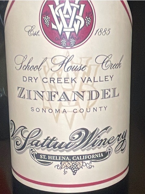 V. Sattui - School House Creek Zinfandel - 2022