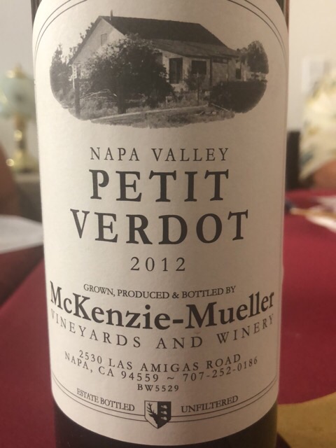McKenzie-Mueller - Napa Valley Petit Verdot - 2012