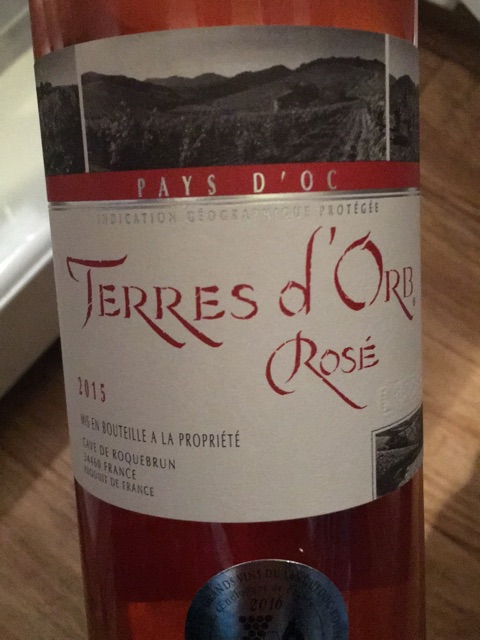 Roquebrun - Terres d'Orb Rosé - 2015