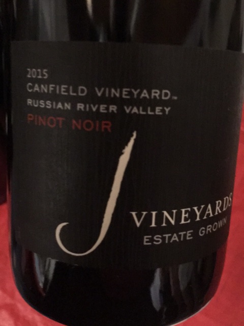 J Vineyards - Canfield Vineyard Pinot Noir - 2015