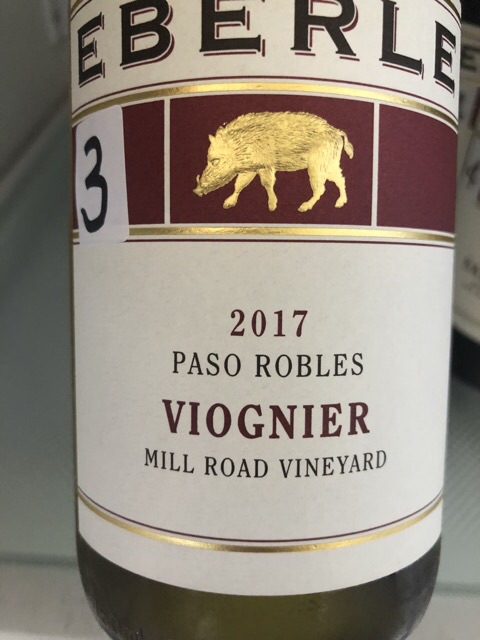 Eberle - Mill Road Vineyard Viognier - 2017