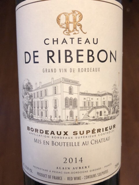 Château de Ribebon - Bordeaux Supérieur - 2014