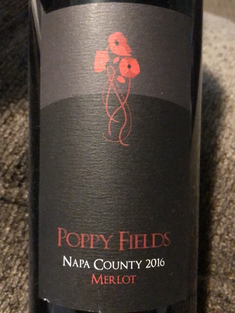 Poppy Fields - Napa County Merlot - 2016
