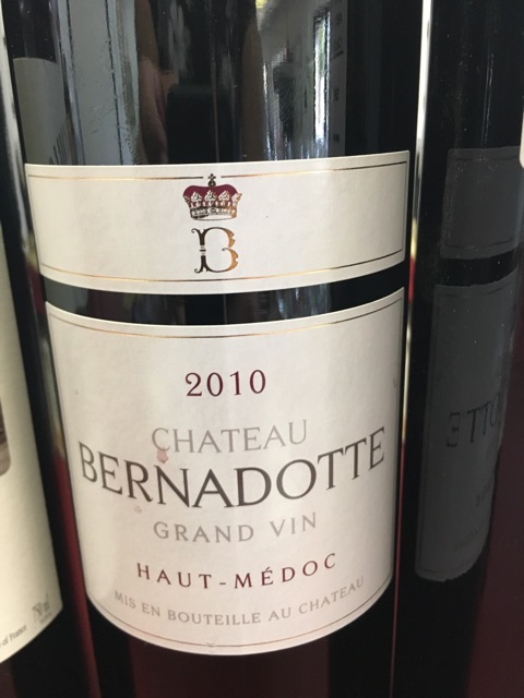 Château Bernadotte - Haut-Médoc Grand Vin - 2010