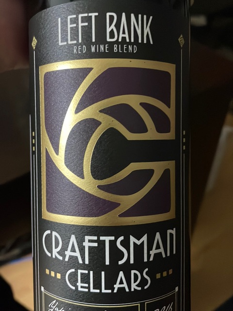Craftsman Cellars - Left Bank - 2016