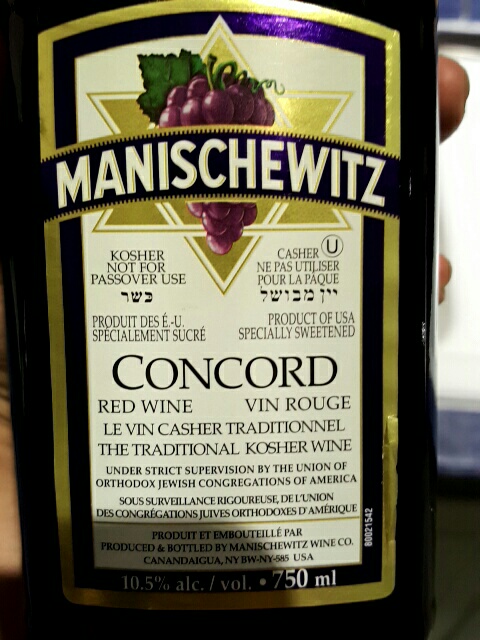Manischewitz - Cream Red Concord - N.V.
