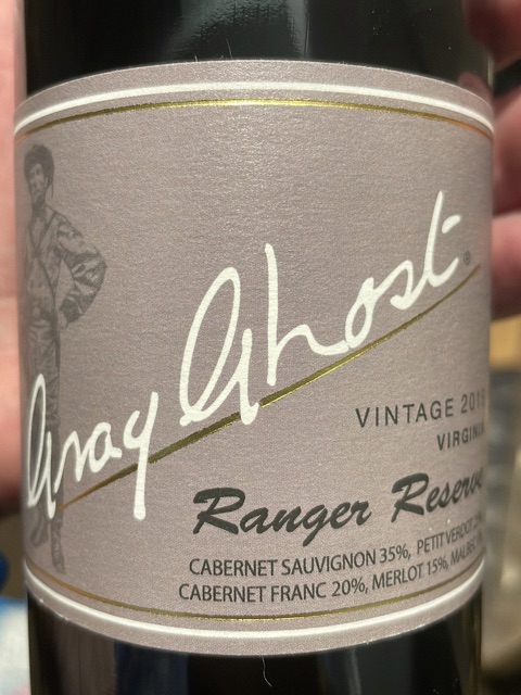 Gray Ghost Winery - Ranger Reserve - 2019