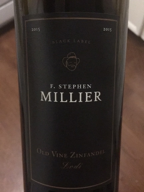 F. Stephen Millier - Black Label Old Vine Zinfandel - 