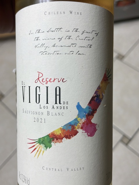 Aguirre - El Vigia de Los Andes Reserve Sauvignon Blanc - 2021