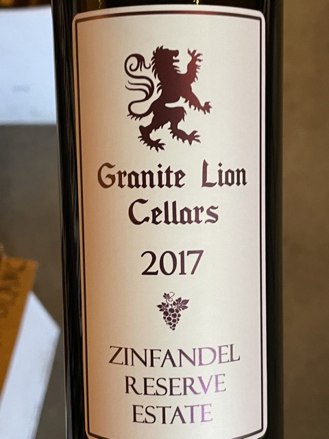 Granite Lion Cellars - Reserve Zinfandel Estate - 2017