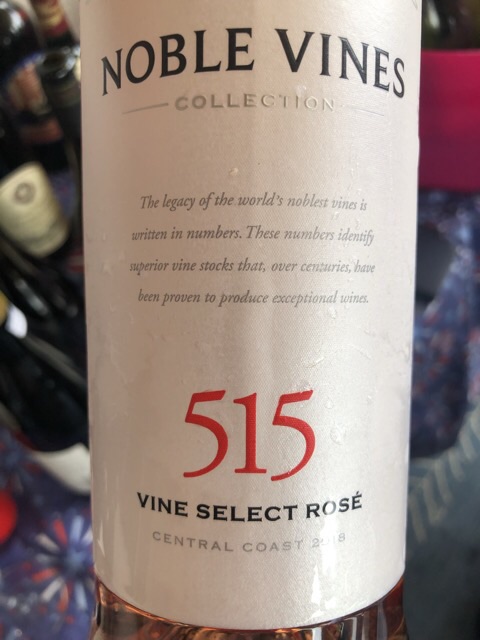 Noble Vines - 515 Rosé - 2017