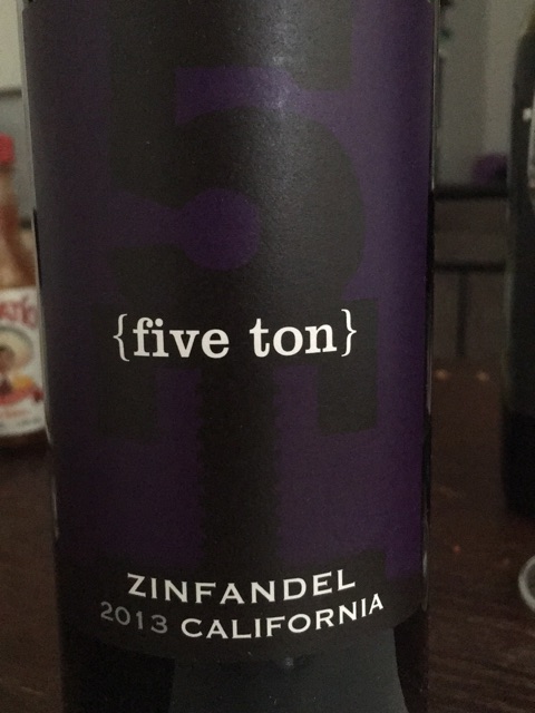 Five Ton - Zinfandel - 2013