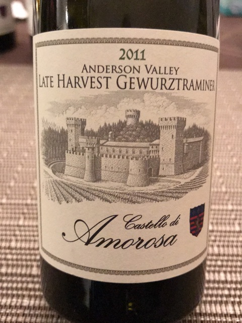 Castello di Amorosa - Late Harvest Gewürztraminer - 2011
