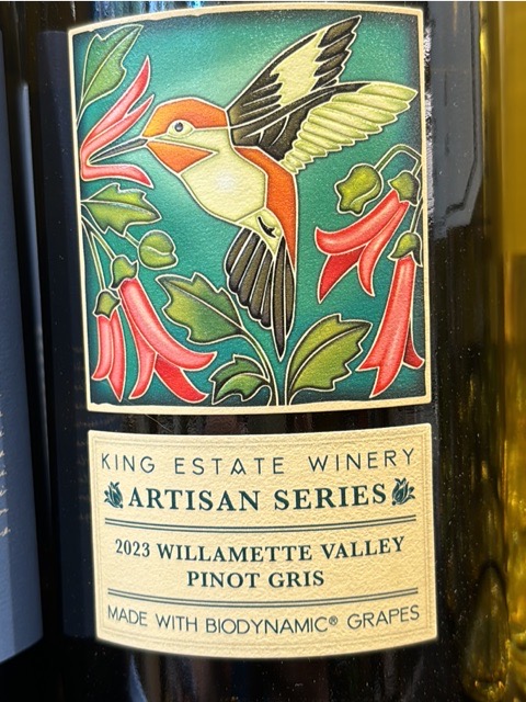 King Estate - Artisan Series Pinot Gris - 2023