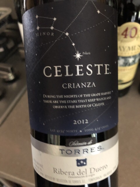 Torres - Celeste Crianza - 2012