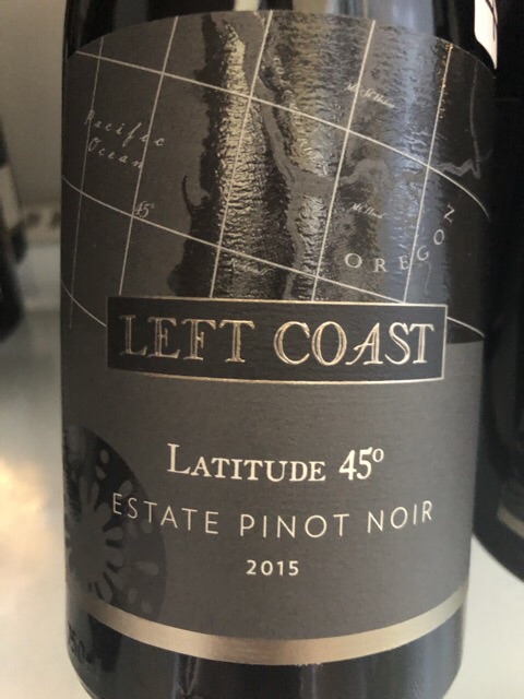 Left Coast Cellars - Latitude 45° Pinot Noir - 2015
