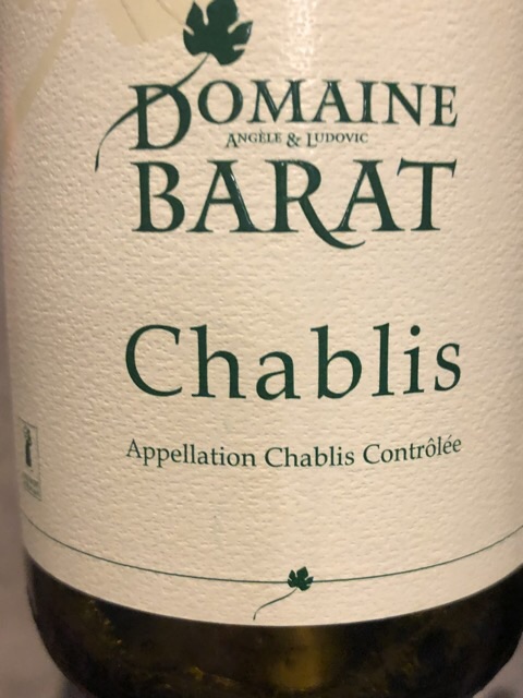 Domaine Barat - Chablis - 2015