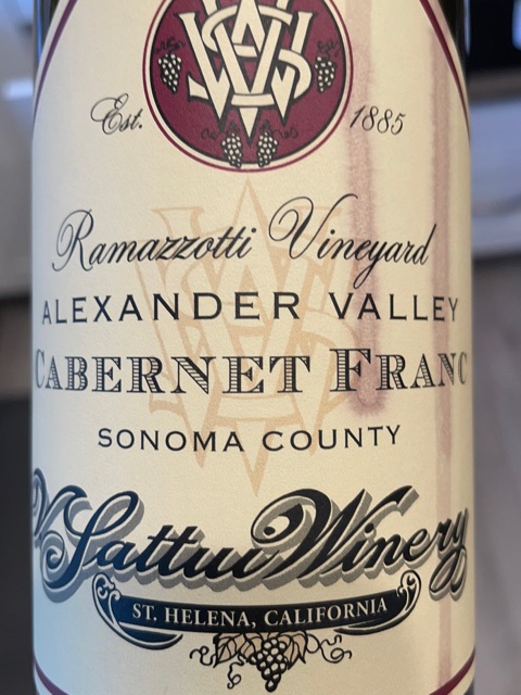 V. Sattui - Cabernet Franc - 2018