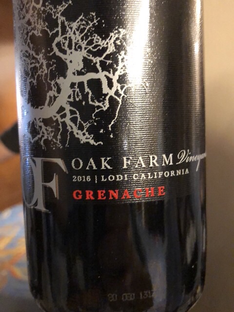 Oak Farm - Grenache - 2016