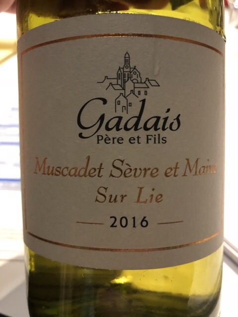 Gadais Pere & Fils - Domaine de La Tourmaline Muscadet de Sèvre et Maine Sur Lie  - 2016