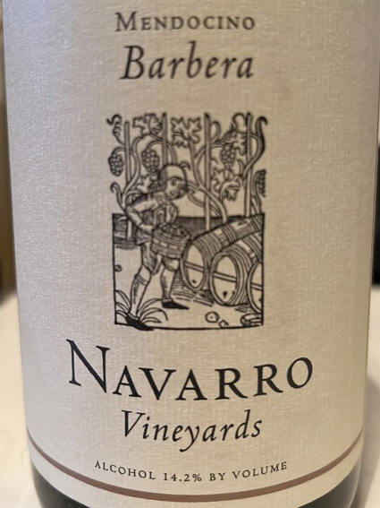 Navarro Vineyards - Barbera - 2022
