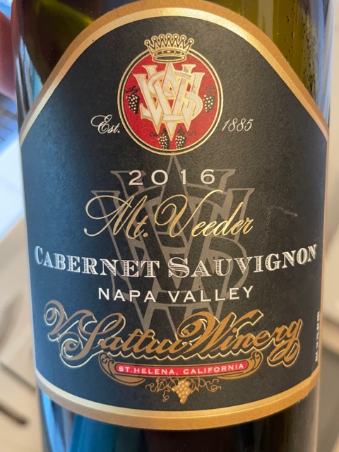 V. Sattui - Mt. Veeder Cabernet Sauvignon - 2016
