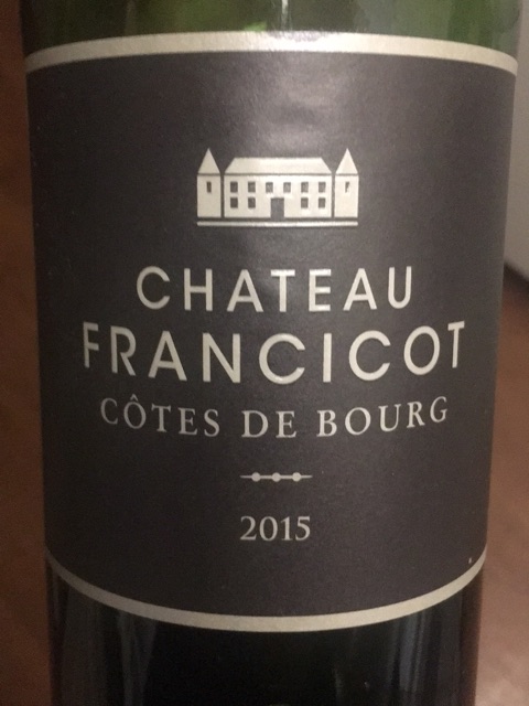 Château Francicot - Côtes de Bourg - 2015