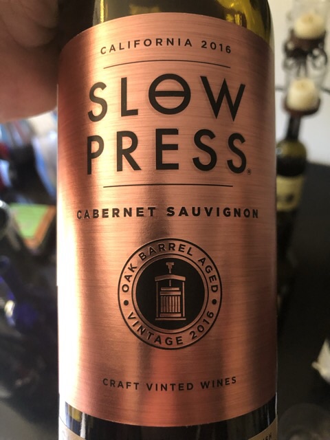 Slow Press - Cabernet Sauvignon - 2016