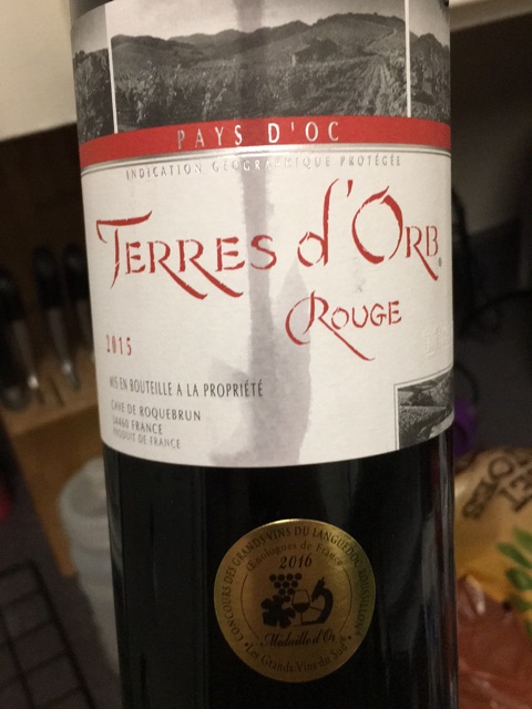 Roquebrun - Terres d’Orb Rouge - 2015