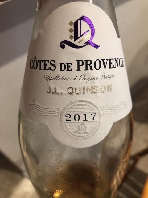 J. L. Quinson - Côtes de Provence Rosé - 2017