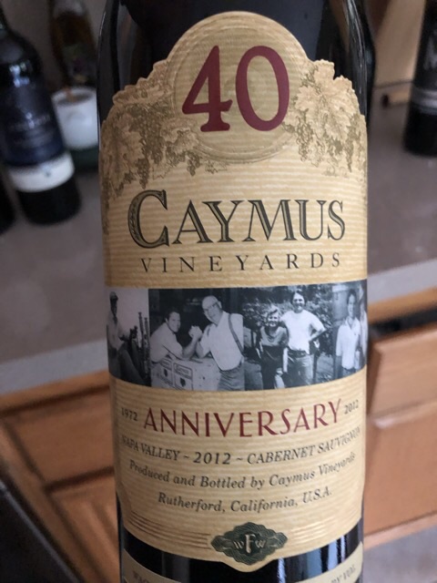 Caymus - 40th Anniversary Cabernet Sauvignon - 2012