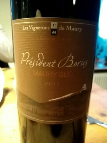 Les Vignerons de Maury - President Bories Côtes du Roussillon Villages - 2011