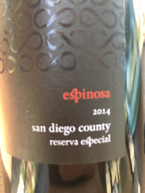 Espinosa Vineyards - Reserva Especial - 2014