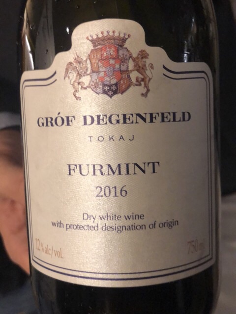 Gróf Degenfeld - Tokaji Furmint - 2016
