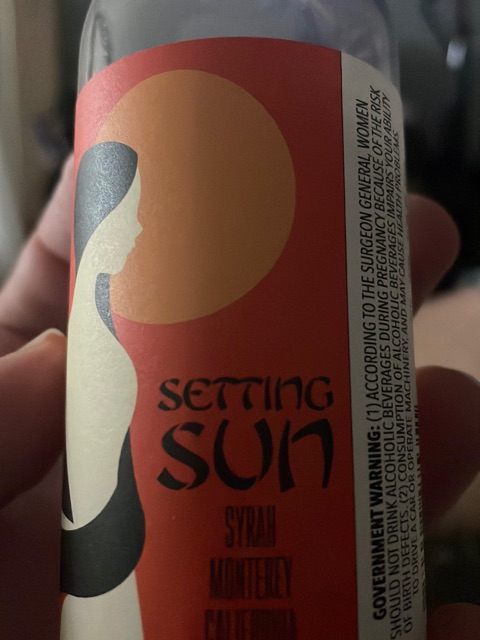 Setting Sun  - Syrah - 2016
