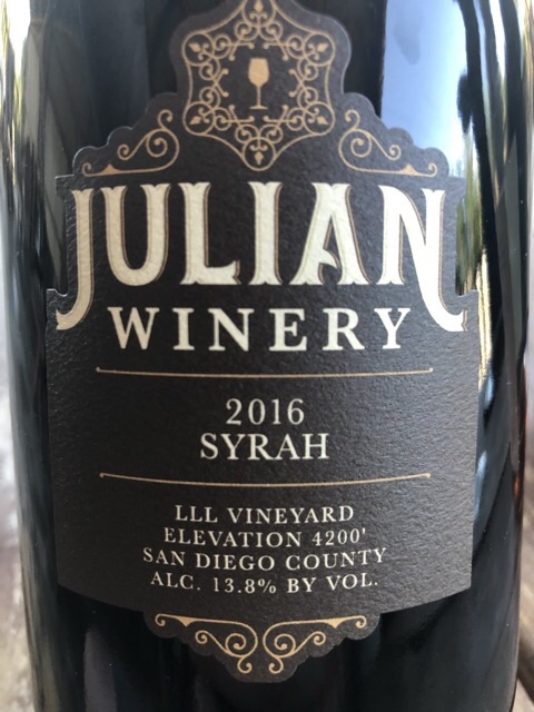 Julian Winery - Syrah - 2016