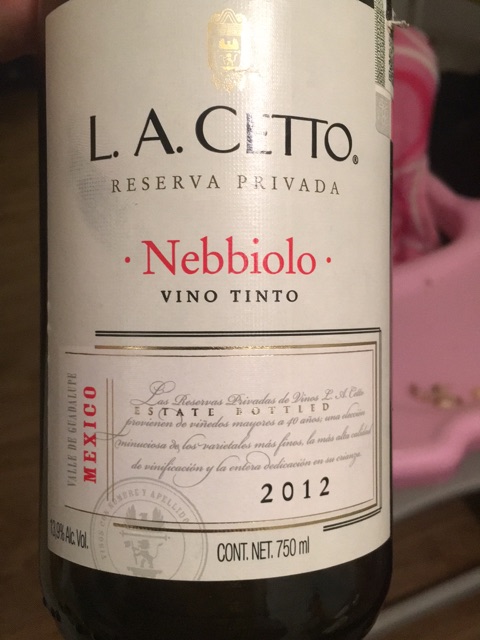 L. A. Cetto - Reserva Privada Nebbiolo - 2012