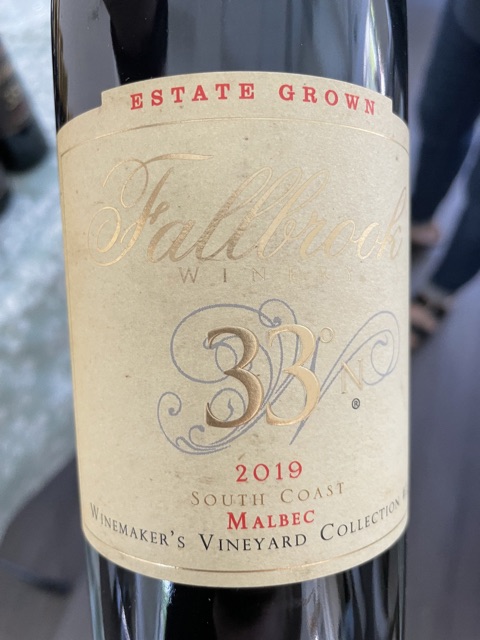 Fallbrook - 33°N Winemaker's Vineyard Collection Malbec - 2019
