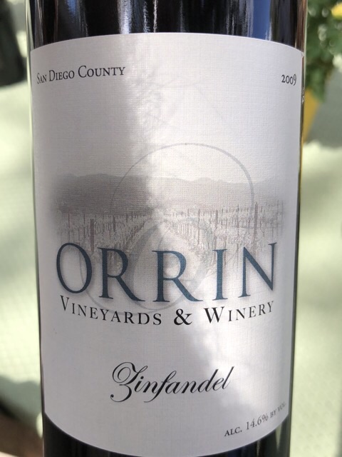 Orrin - San Diego County Zinfandel - 2009
