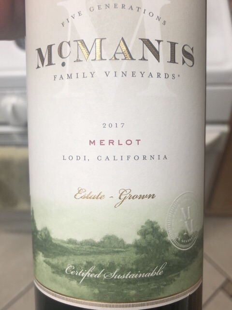 McManis - Merlot - 2017
