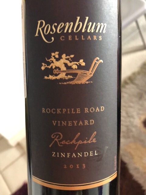 Rosenblum Cellars - Rockpile Road Vineyard Zinfandel - 2013