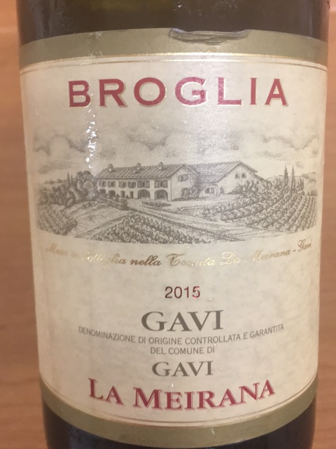 Broglia - La Meirana Gavi - 2015