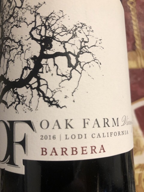 Oak Farm - Barbera - 2016