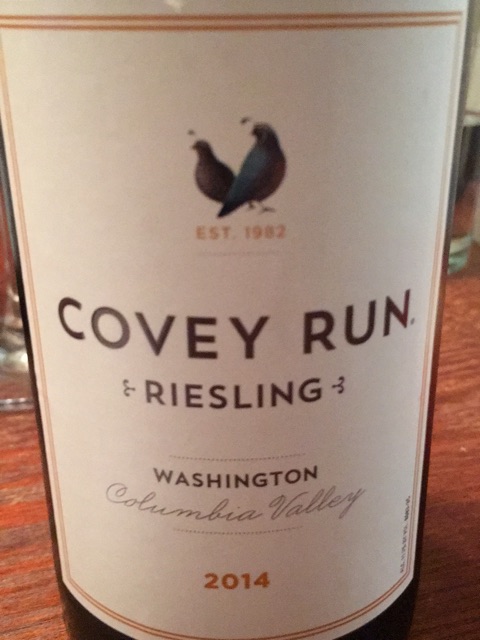 Covey Run - Riesling - 2014