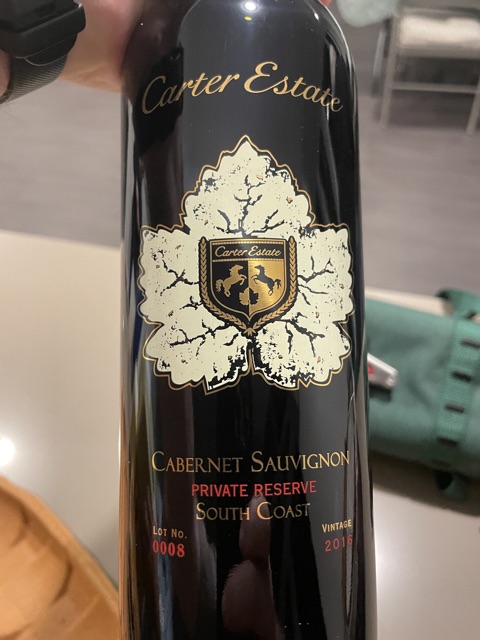 Carter Estate - Private Reserve Cabernet Sauvignon - 2016