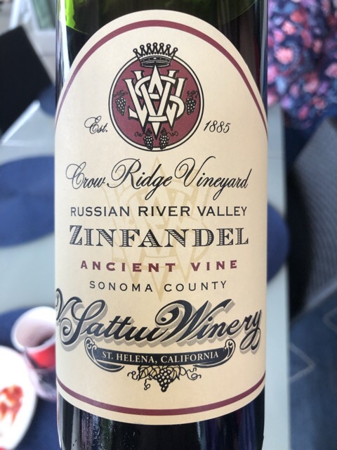 V. Sattui - Crow Ridge Vineyard Ancient Vine Zinfandel - 2015