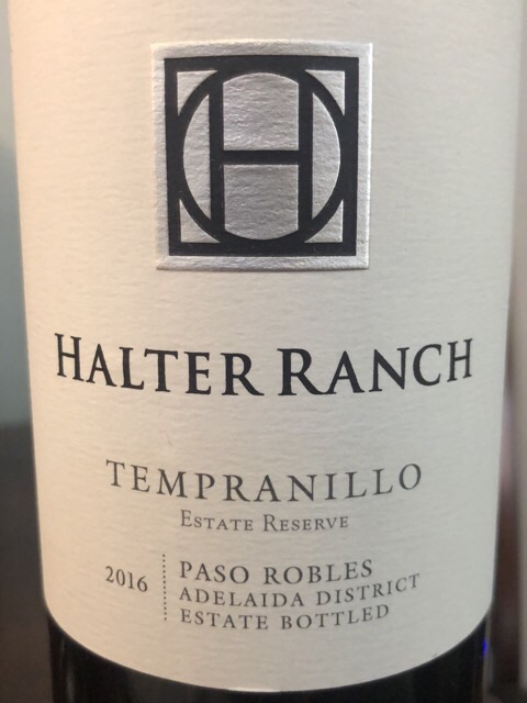 Halter Ranch - Estate Reserve Tempranillo - 2016
