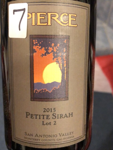 Pierce - Petite Sirah Lot 2 - 2015