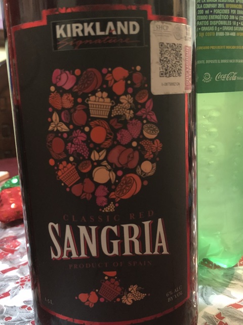 Kirkland Signature  - Classic Red Sangria - 2017